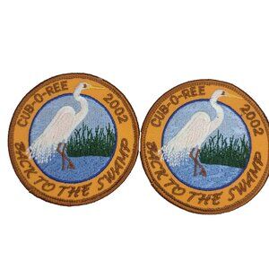 VTG 2002 Cub-O-Ree “Back to the Swamp” Patch – BSA Collectible Badge